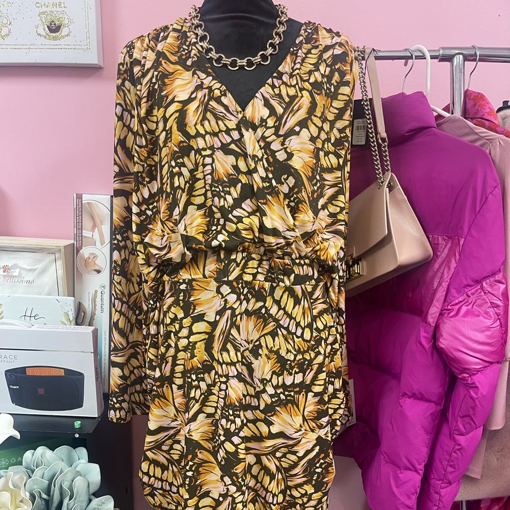 NWT RIVER ISLAND 🏝 RUCHE DRESS - Picture 4 of 11